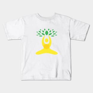 Abstract Om Kids T-Shirt